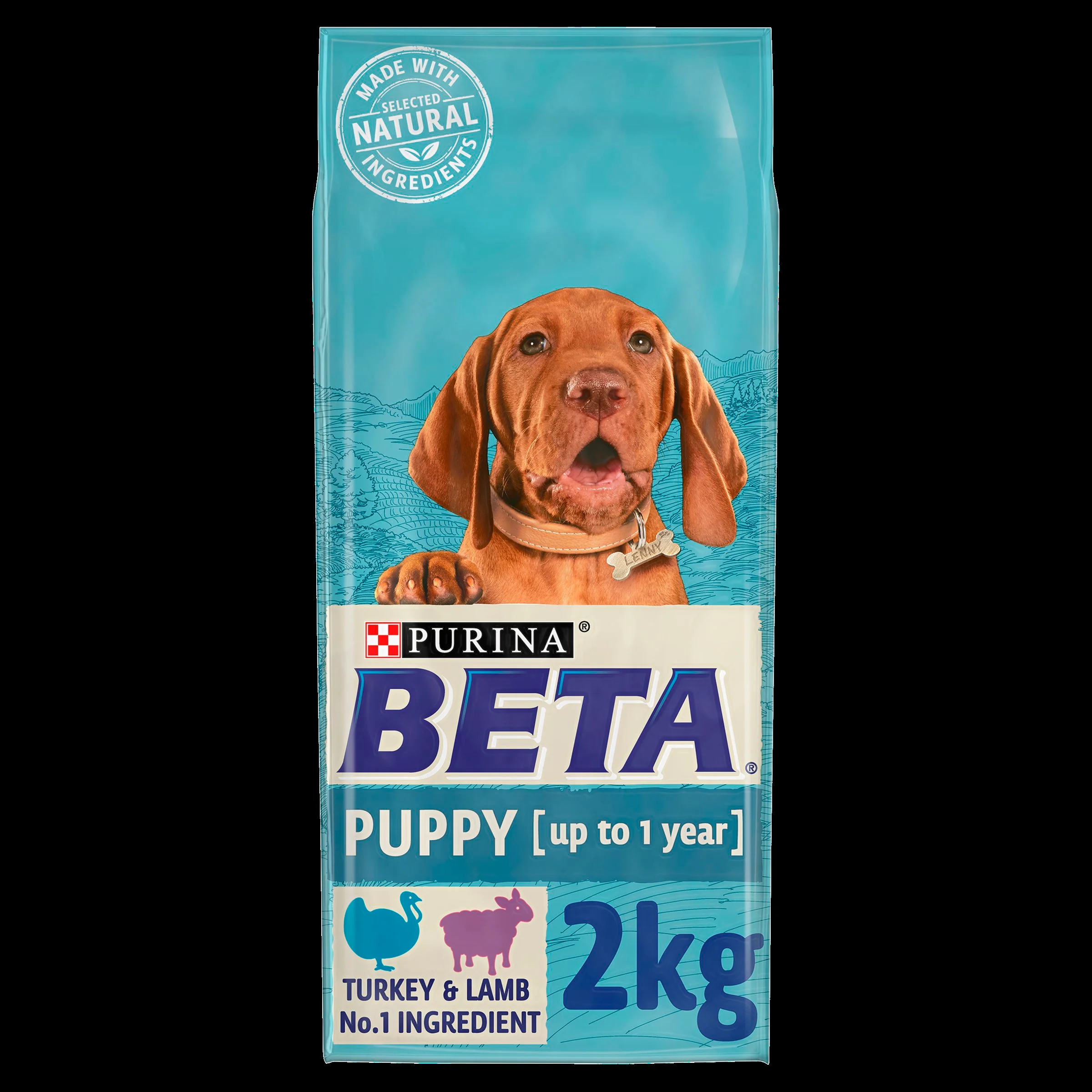 BETA Puppy Turkey & Lamb Dry Dog Food 2kg - Image 2