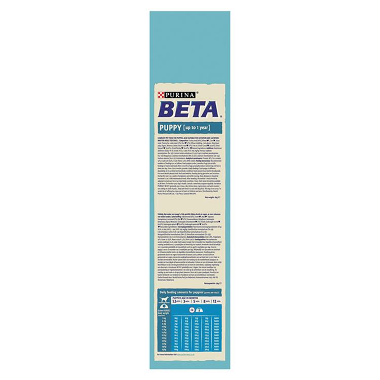 BETA Puppy Turkey & Lamb Dry Dog Food 2kg - Image 7