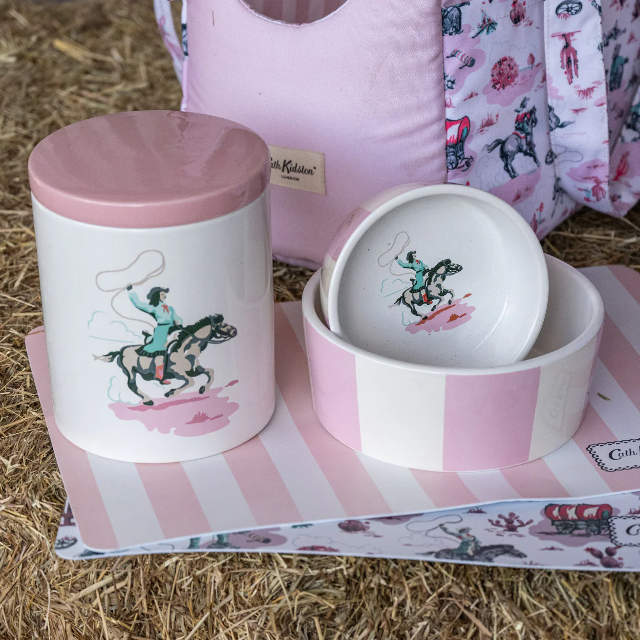 Cath Kidston Cowgirl Ceramic Pet Bowl - Image 5