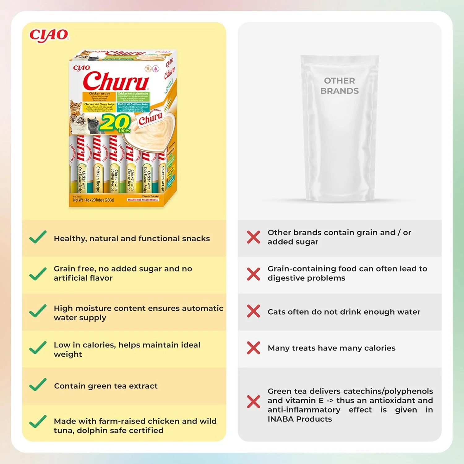 Ciao Churu 20 Pack Box Cat Treat - Chicken Variety - Image 3