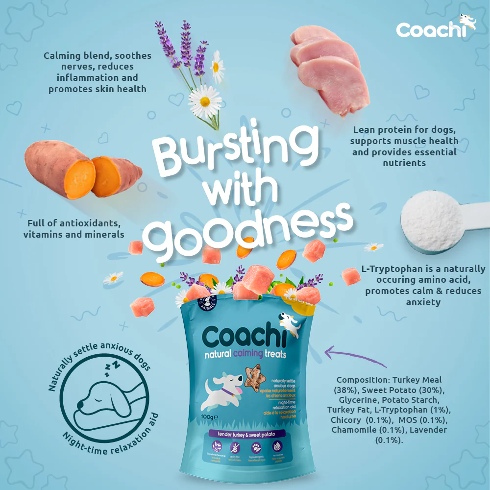 Coachi Natural Calming Dog Treats - Turkey - Image 2