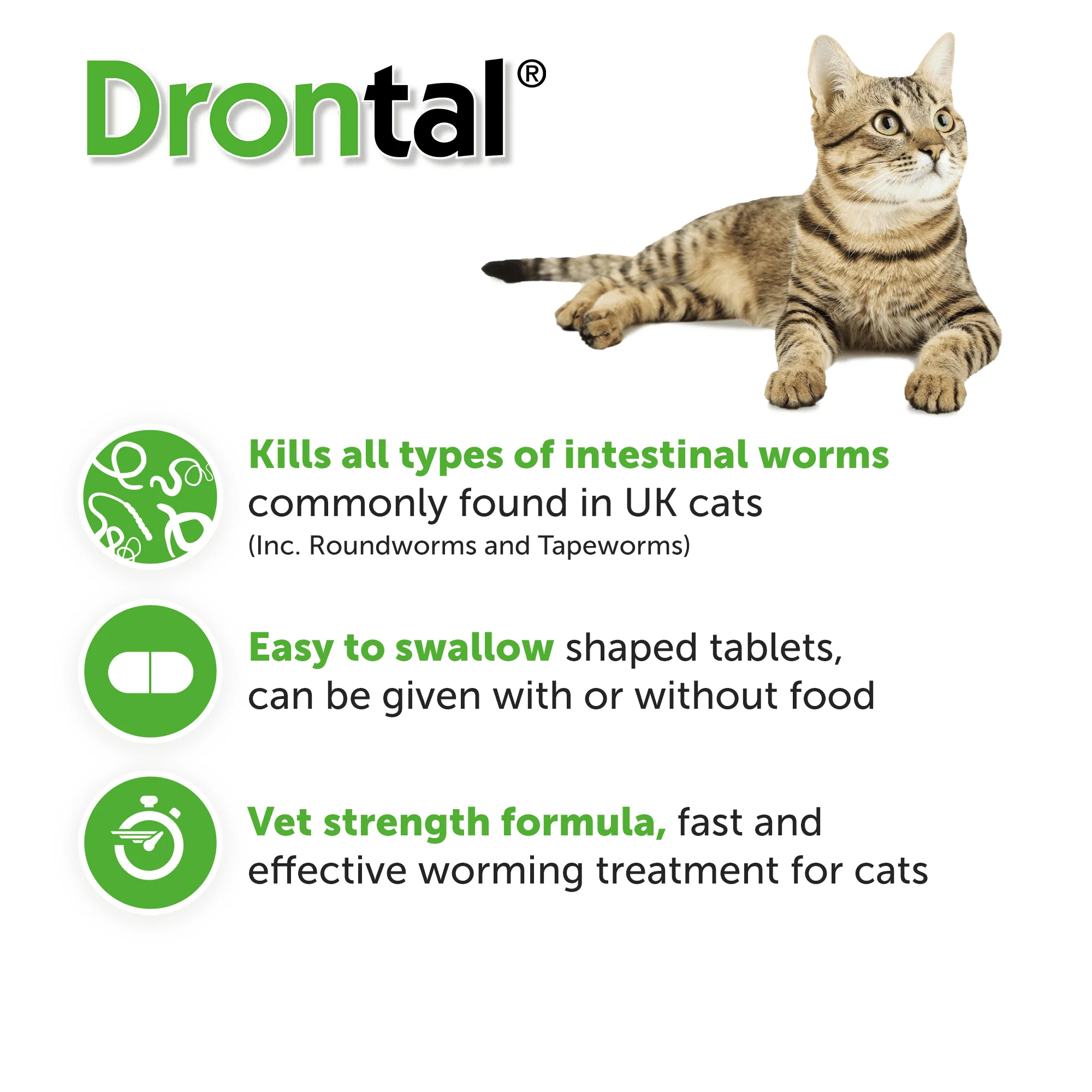 Drontal Wormer Tablets for Small and Medium Cats (2 to 4kg) - Image 6