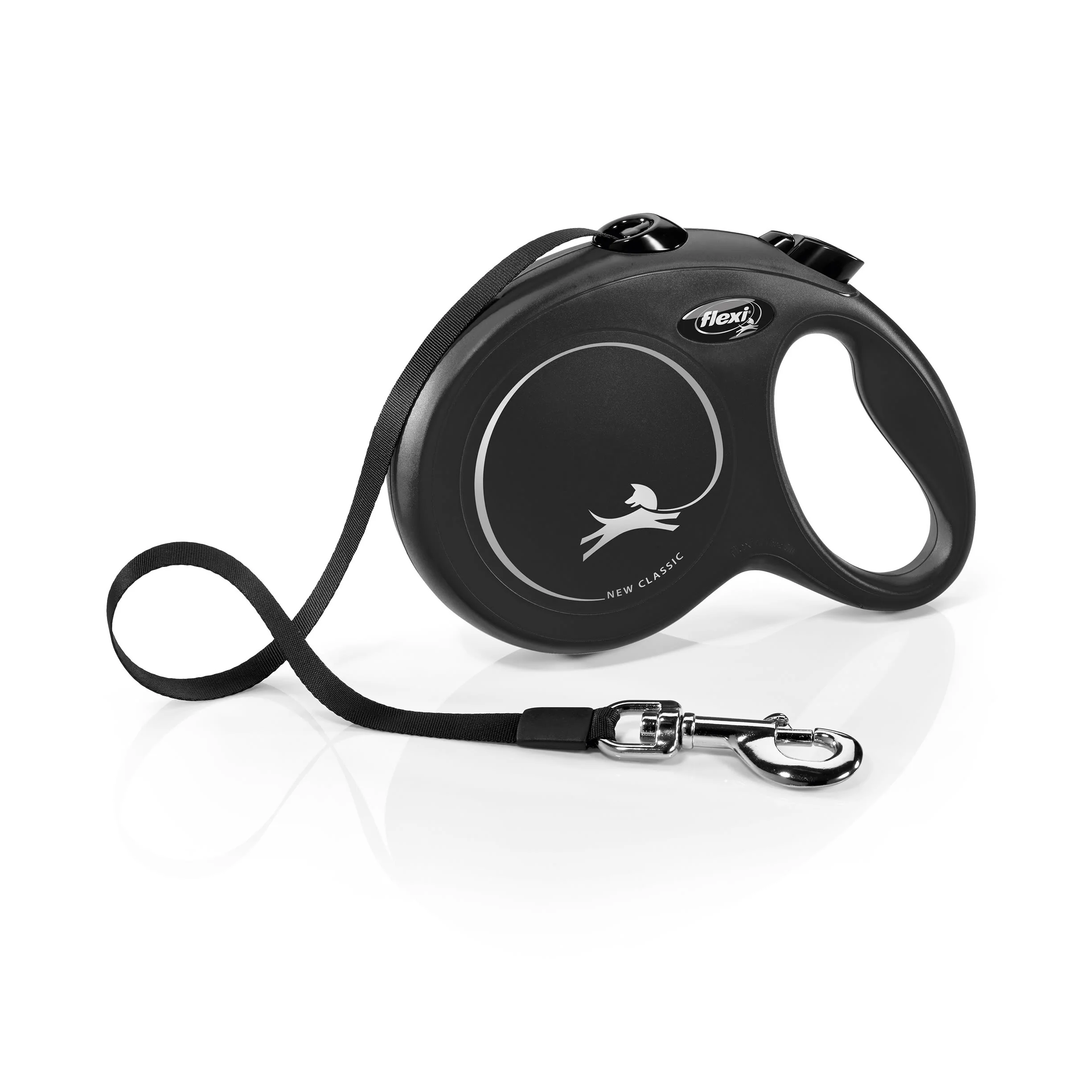 Flexi New Classic Large Dog Tape 5 Meters - Black