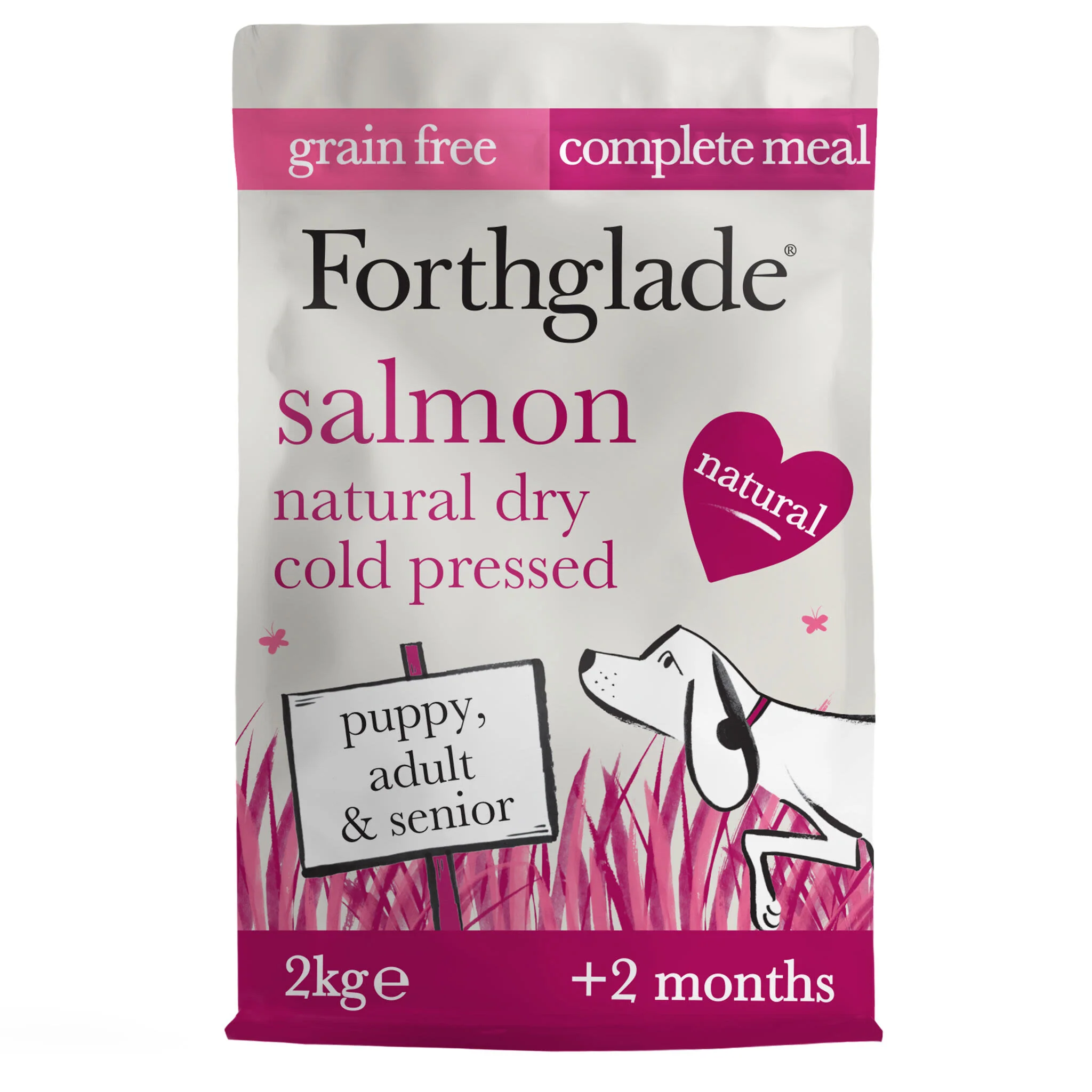 Forthglade Complete Natural Cold Pressed Dry Dog Food - Salmon with Sweet Potato - Image 2