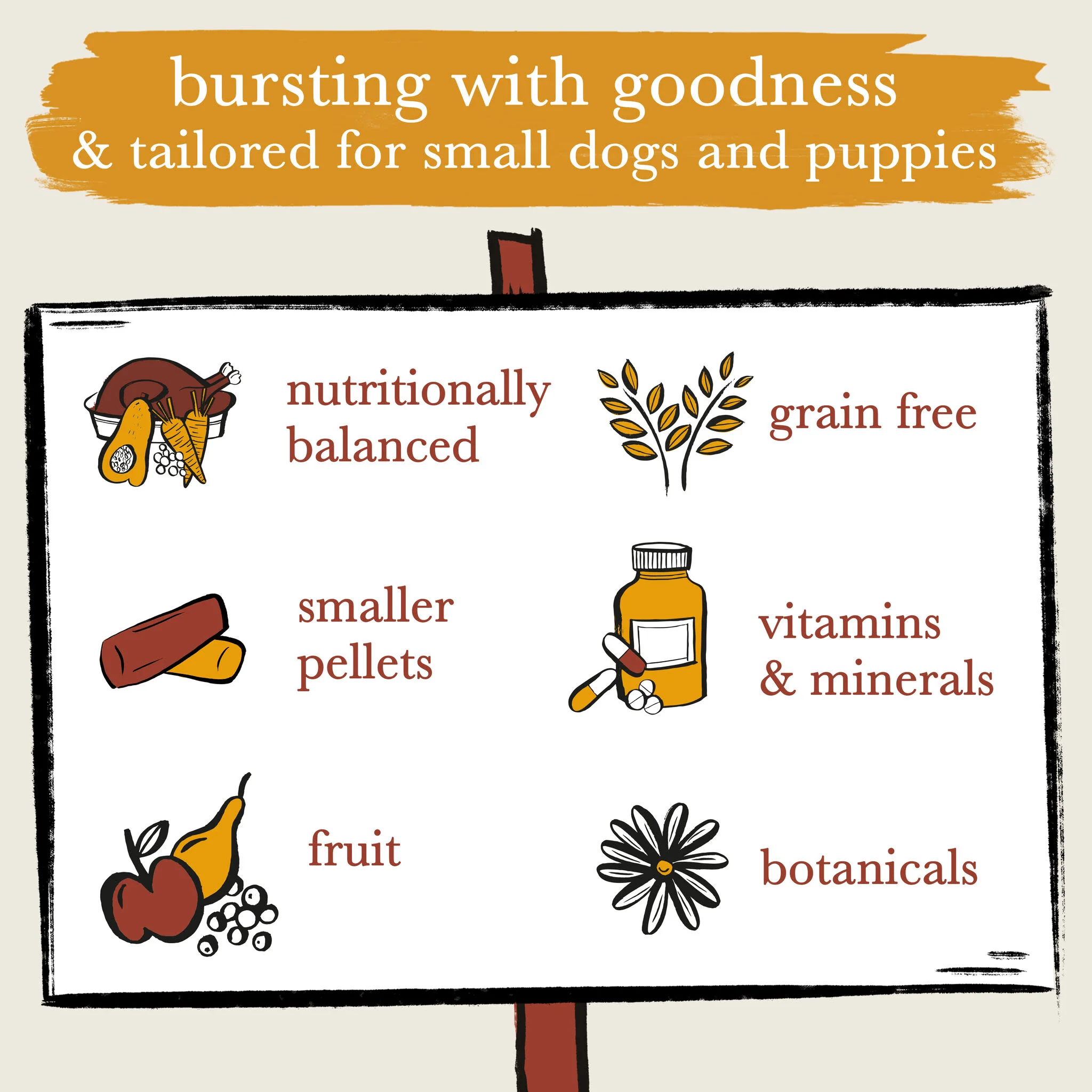 Forthglade Complete Natural Cold Pressed Small Dry Dog Food - Turkey with Sweet Potato - Image 4