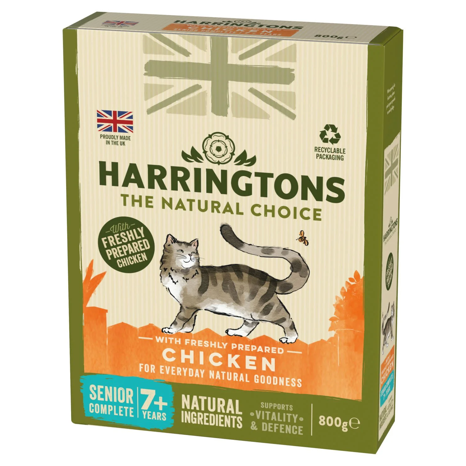 Harringtons Complete Senior Dry Cat Food - Fresh Chicken - Image 2