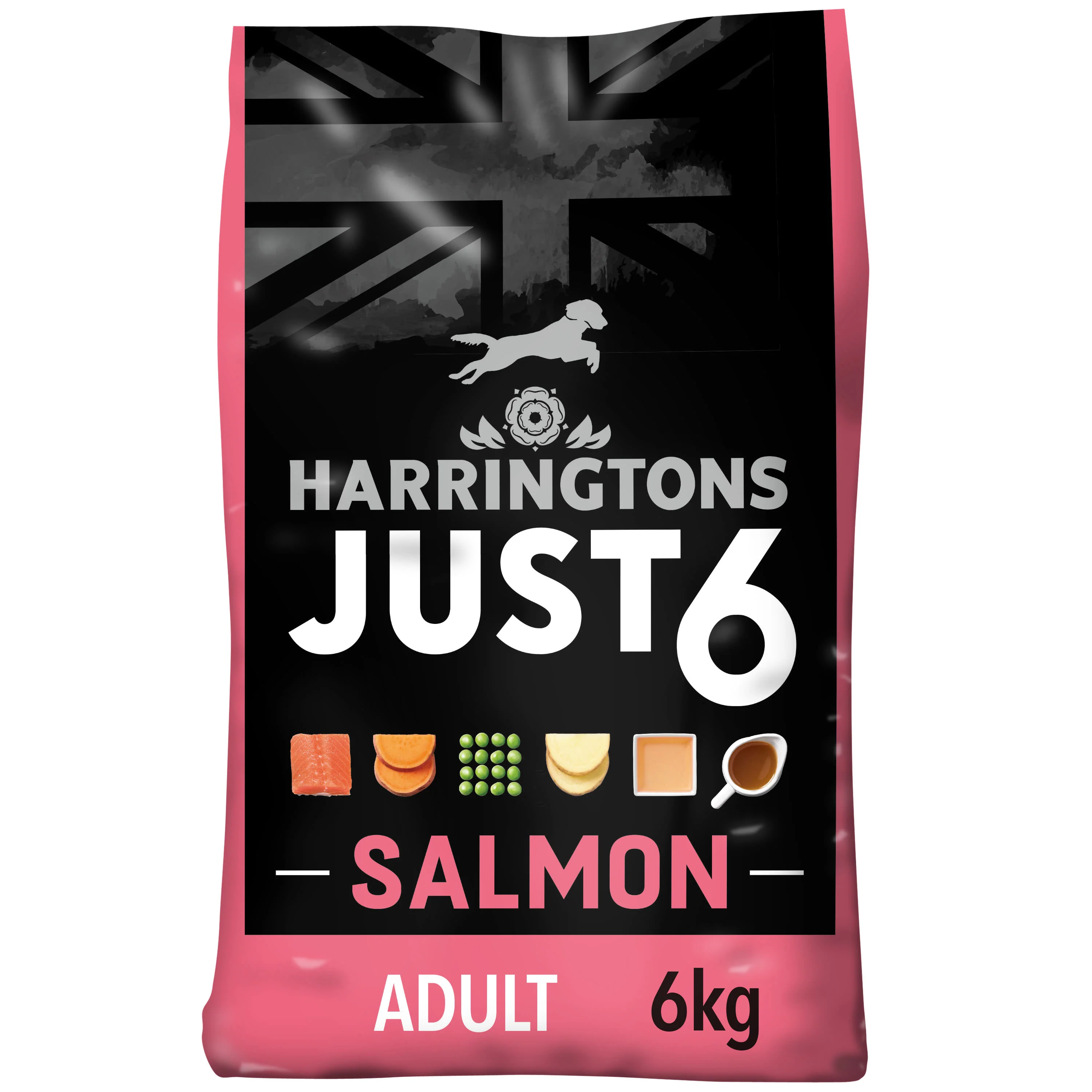 Harringtons Just 6 Grain-free Adult Dry Dog Food - Salmon - Image 6