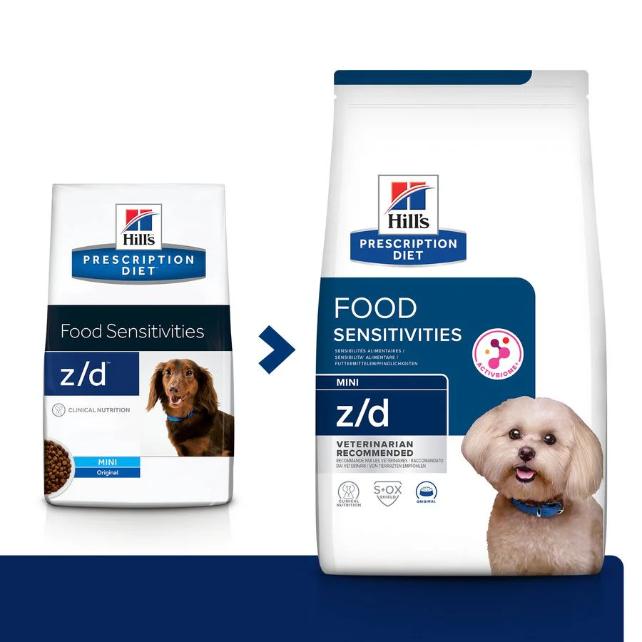 Hill's Prescription Diet Food Sensitivities z/d Mini Dry Dog Food - Original - Image 3