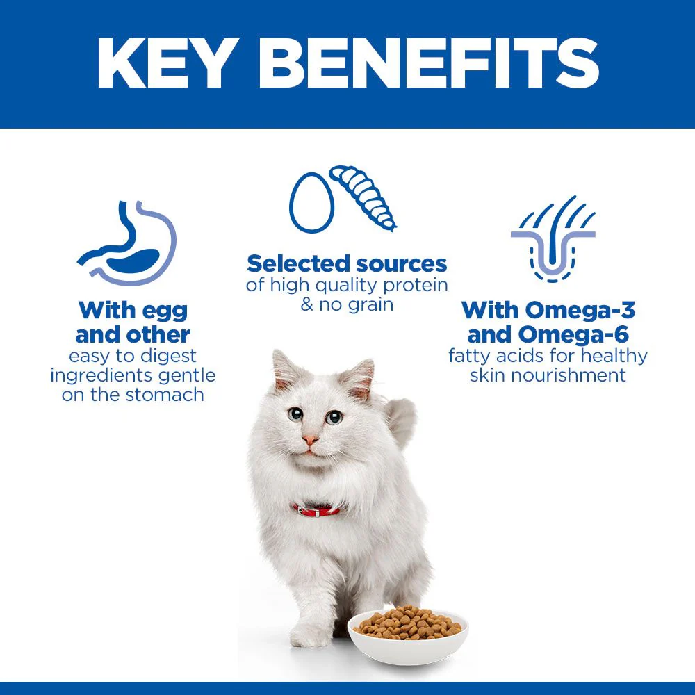 Hill's Science Plan Hypoallergenic Insect & Egg Adult Dry Cat Food - Image 3