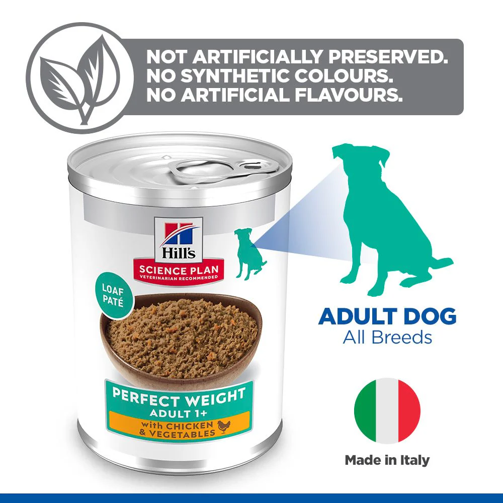 Hill's Science Plan Perfect Weight Wet Dog Food - Chicken & Vegetables - Image 4
