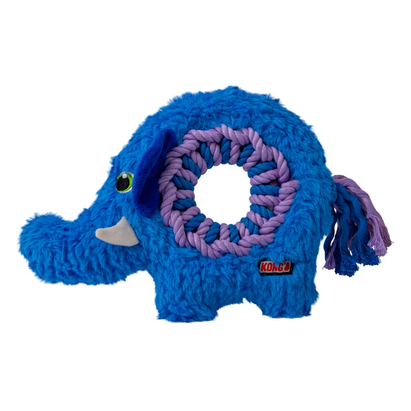KONG Ringaroos Elephant Dog Toy - Image 3