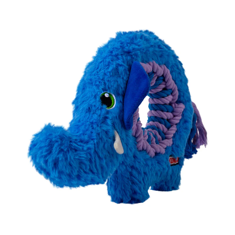 KONG Ringaroos Elephant Dog Toy - Image 4