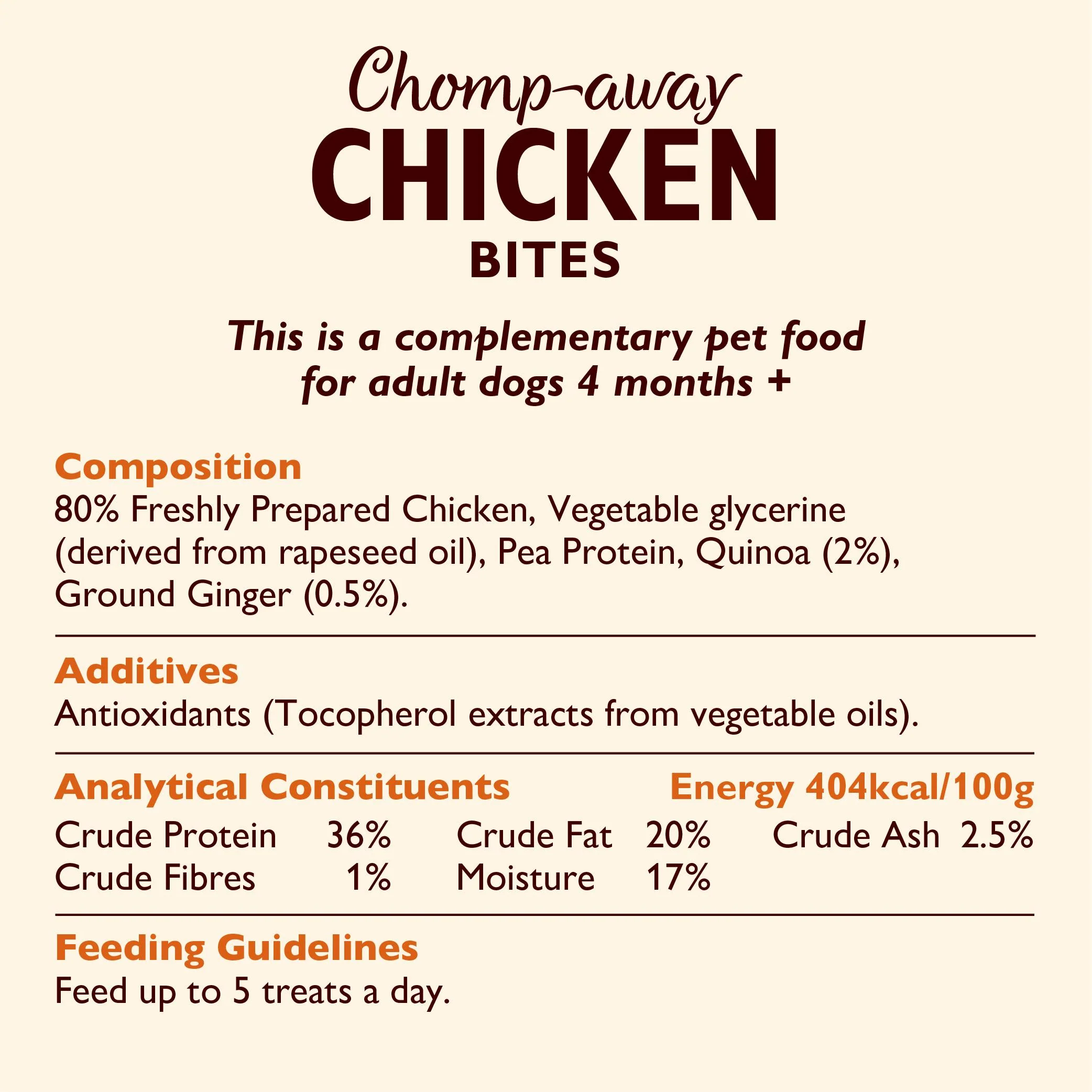 Lily's Kitchen Dog Chomp-Away Adult Dog Treats - Chicken - Image 2