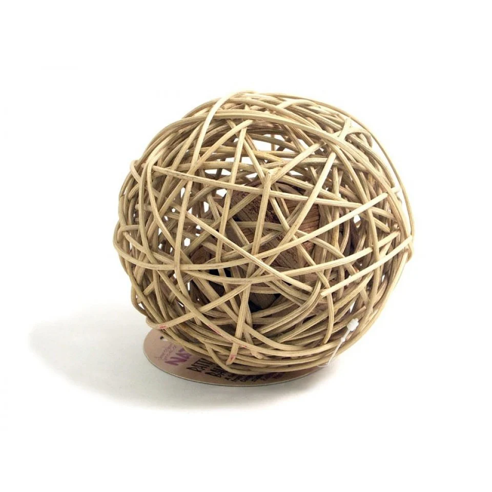 Naturals Activity Toy Rattan Wobble Ball Large