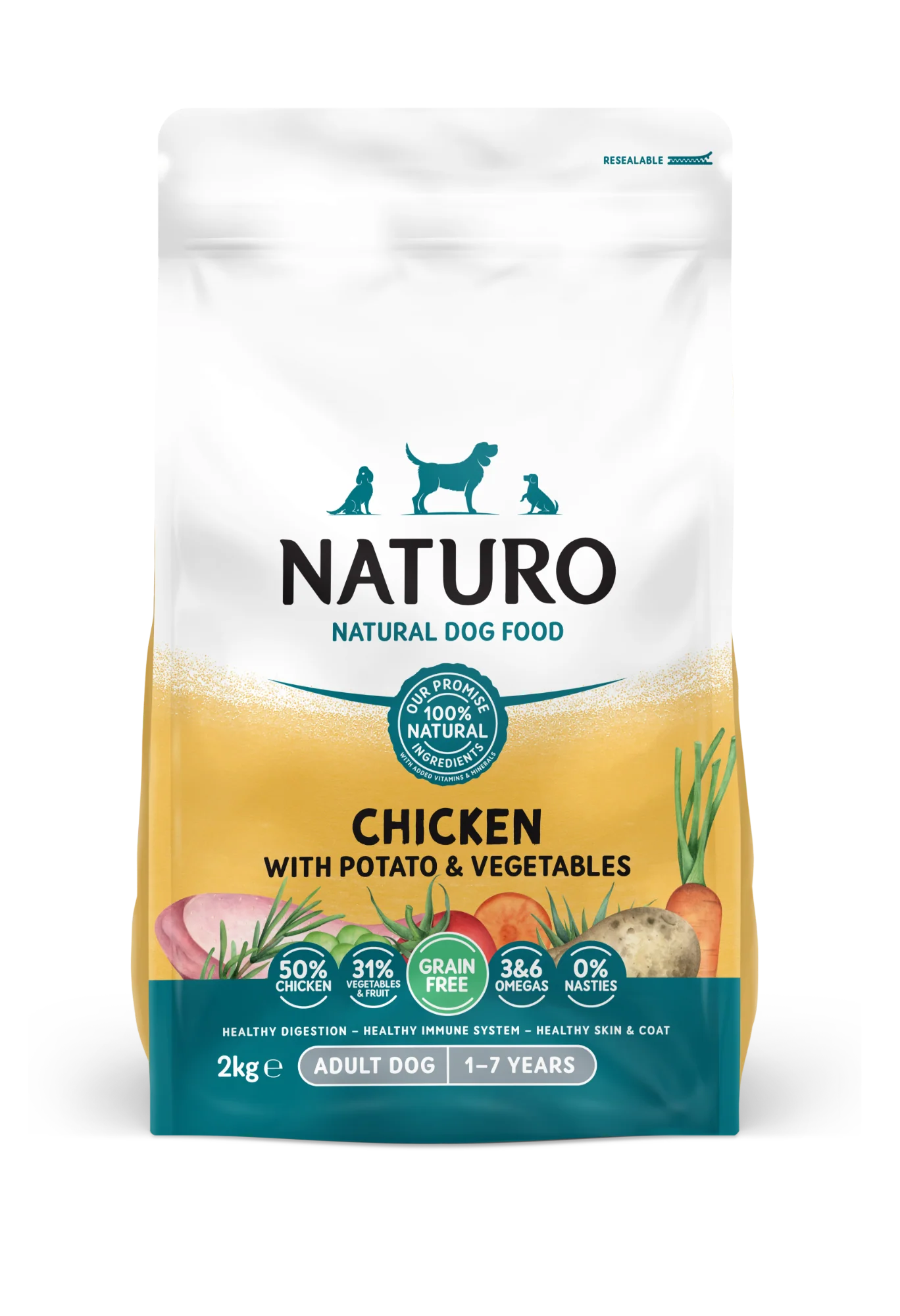 Naturo Complete Dry Dog Chicken Potato & Veg
