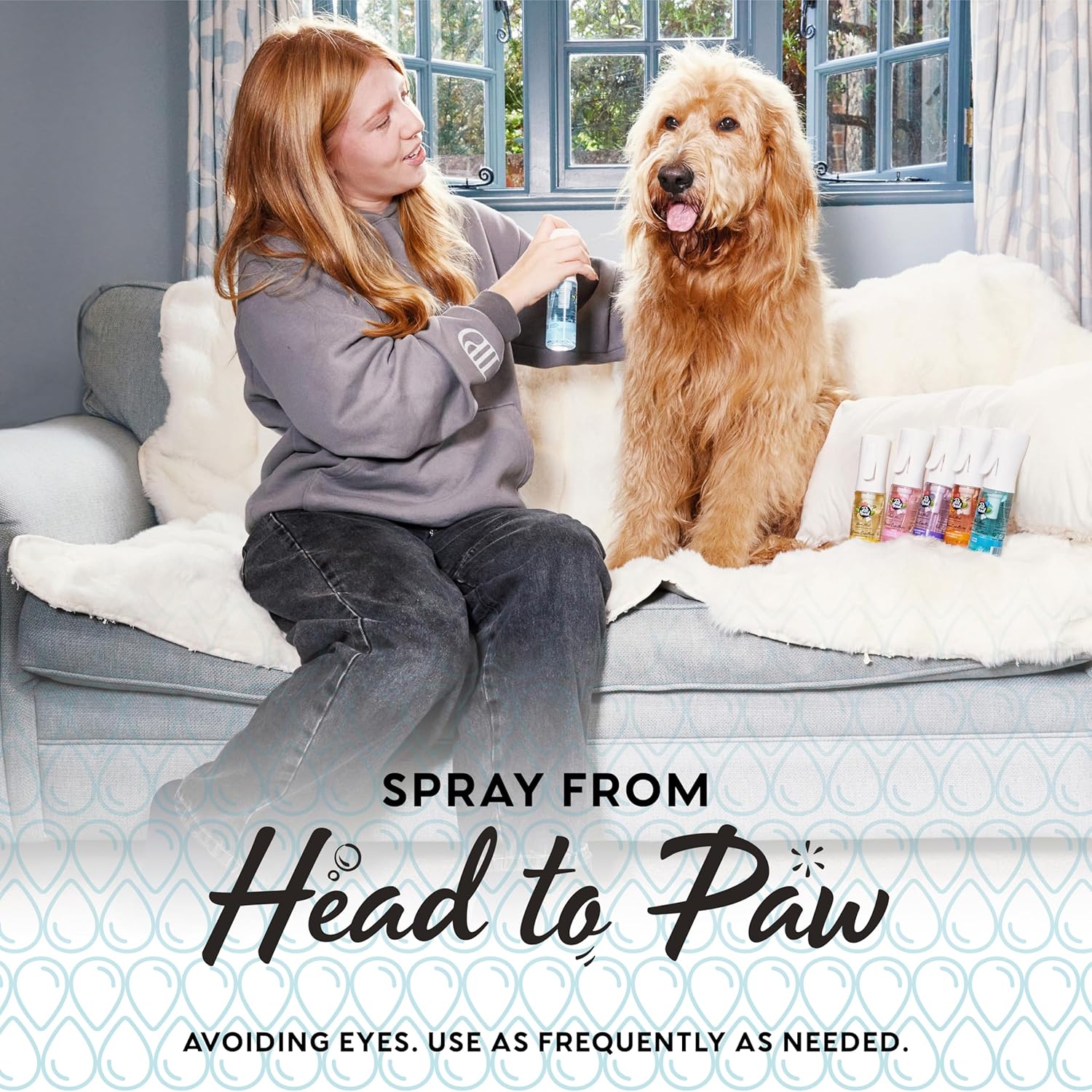 Pet Head Hair Mist Dog Deodorising Spray Sea Salt - Image 2