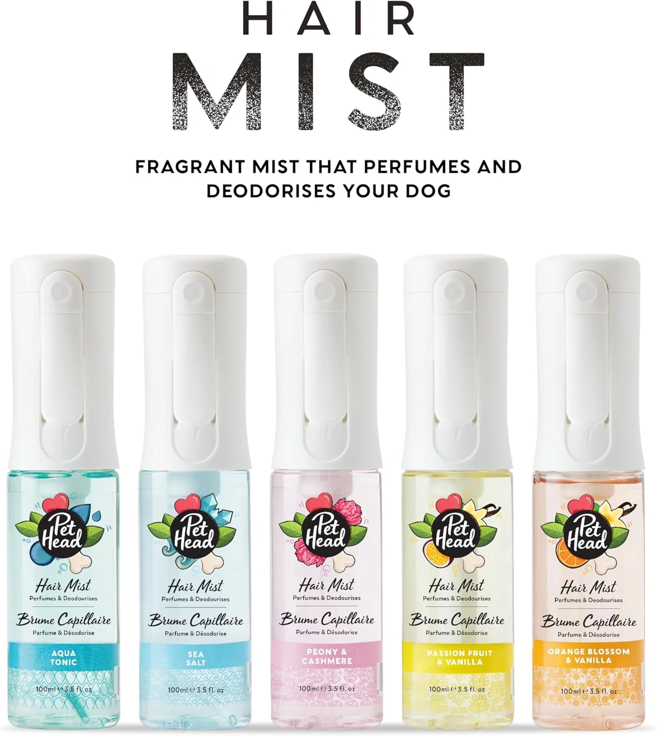 Pet Head Hair Mist Dog Deodorising Spray Sea Salt - Image 4