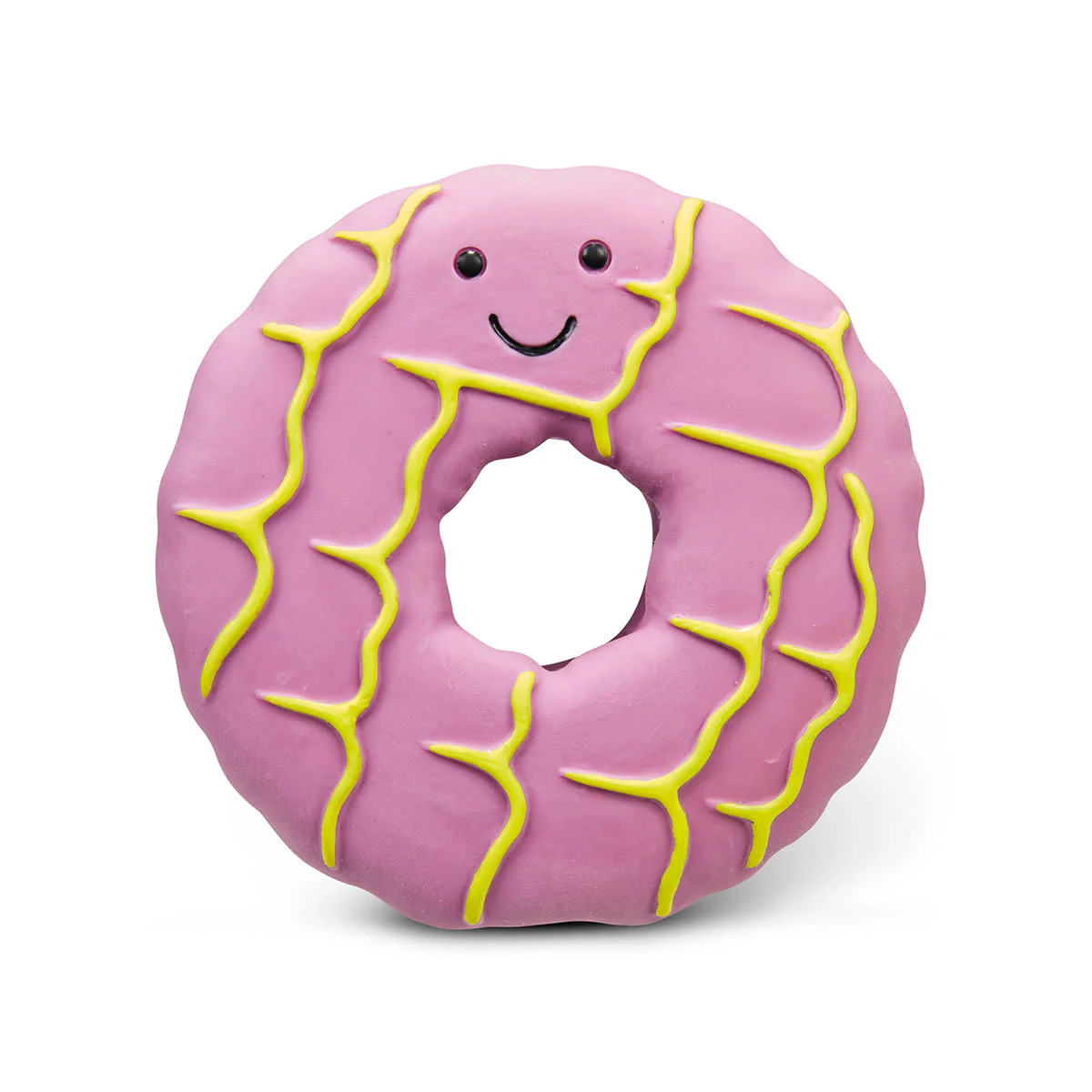Petface Iced Ring Biscuit Latex Violet Dog Toy