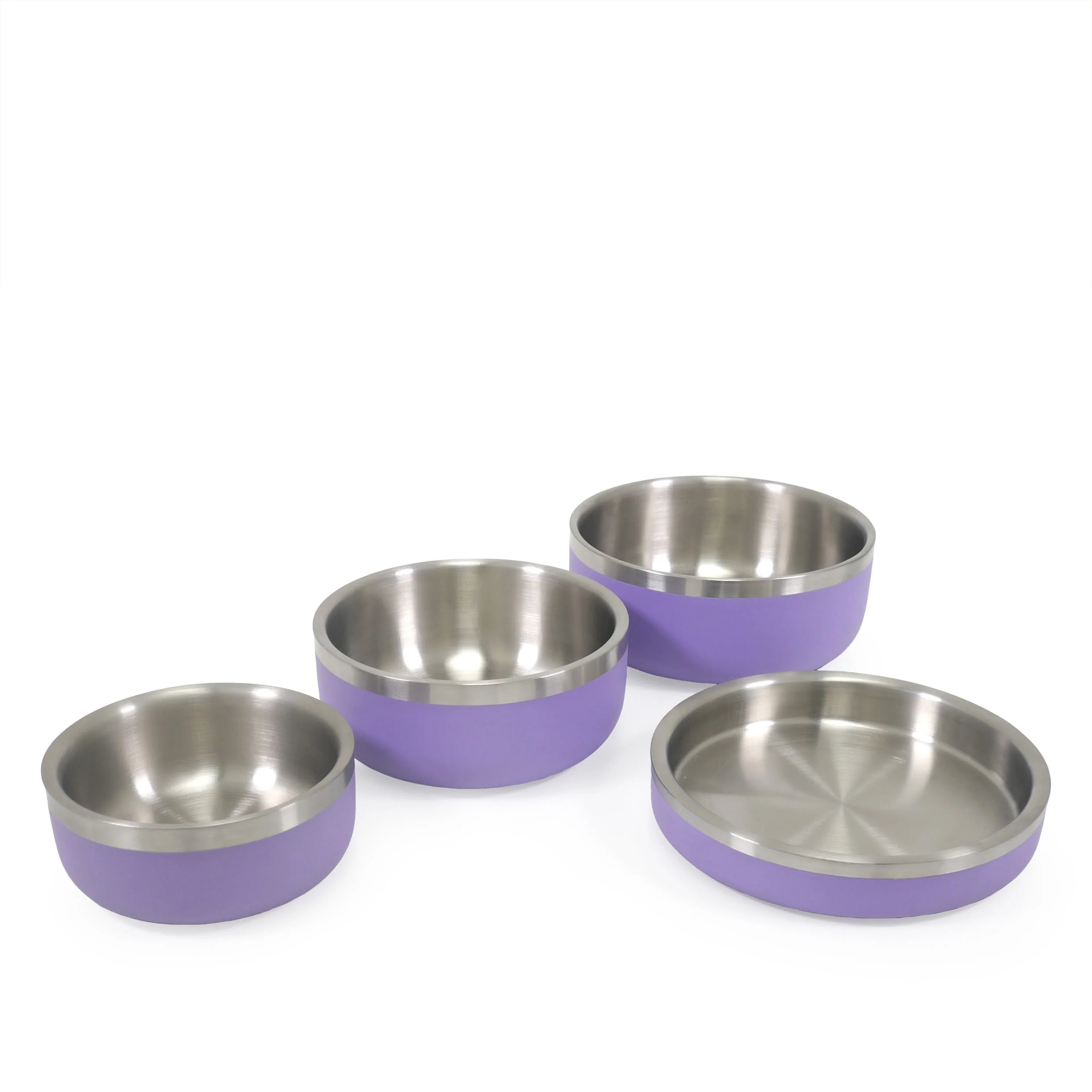 Rosewood Double Wall Stainless Steel Bowl - 480ml - Image 4