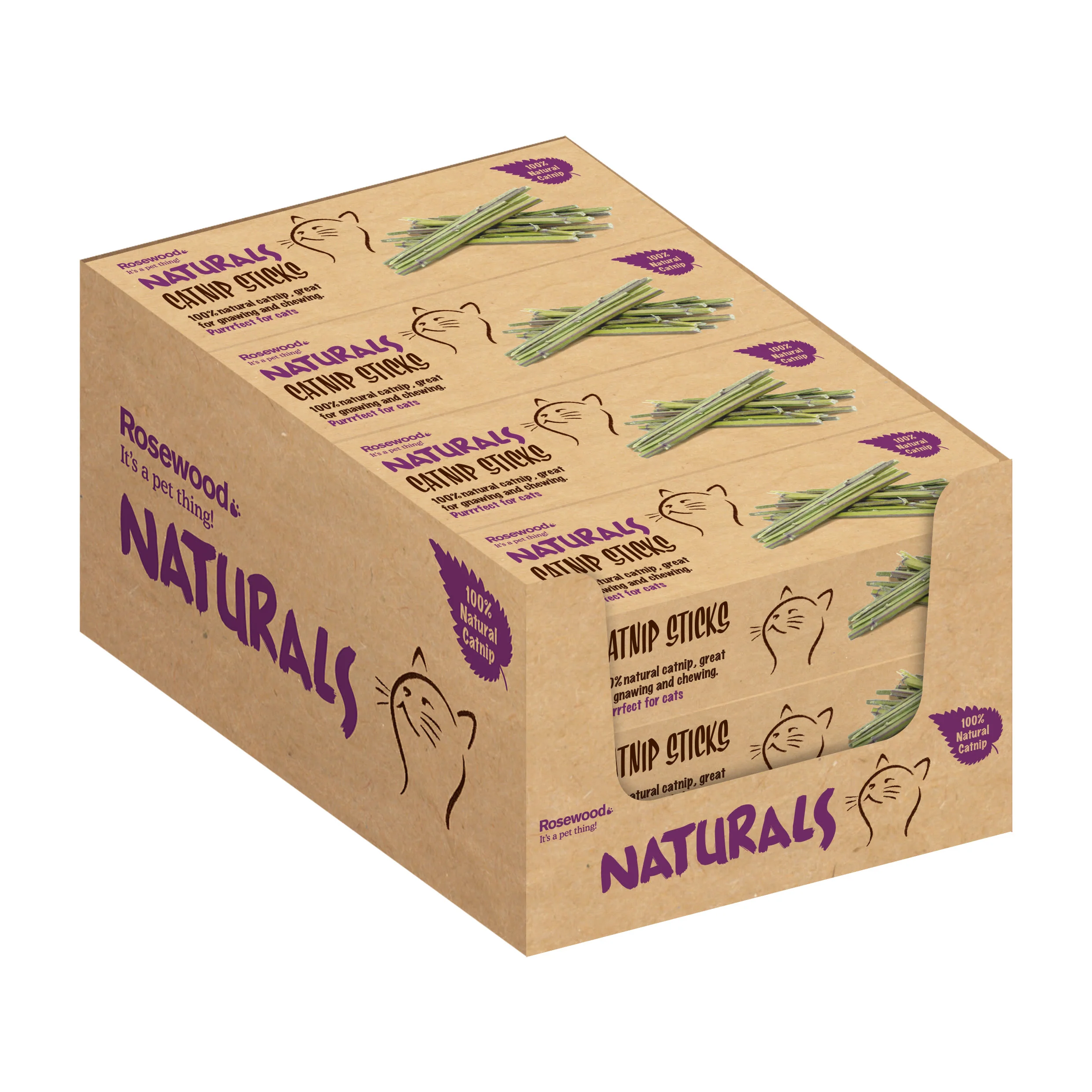 Rosewood Naturals Catnip Sticks Cat Toy - Image 4