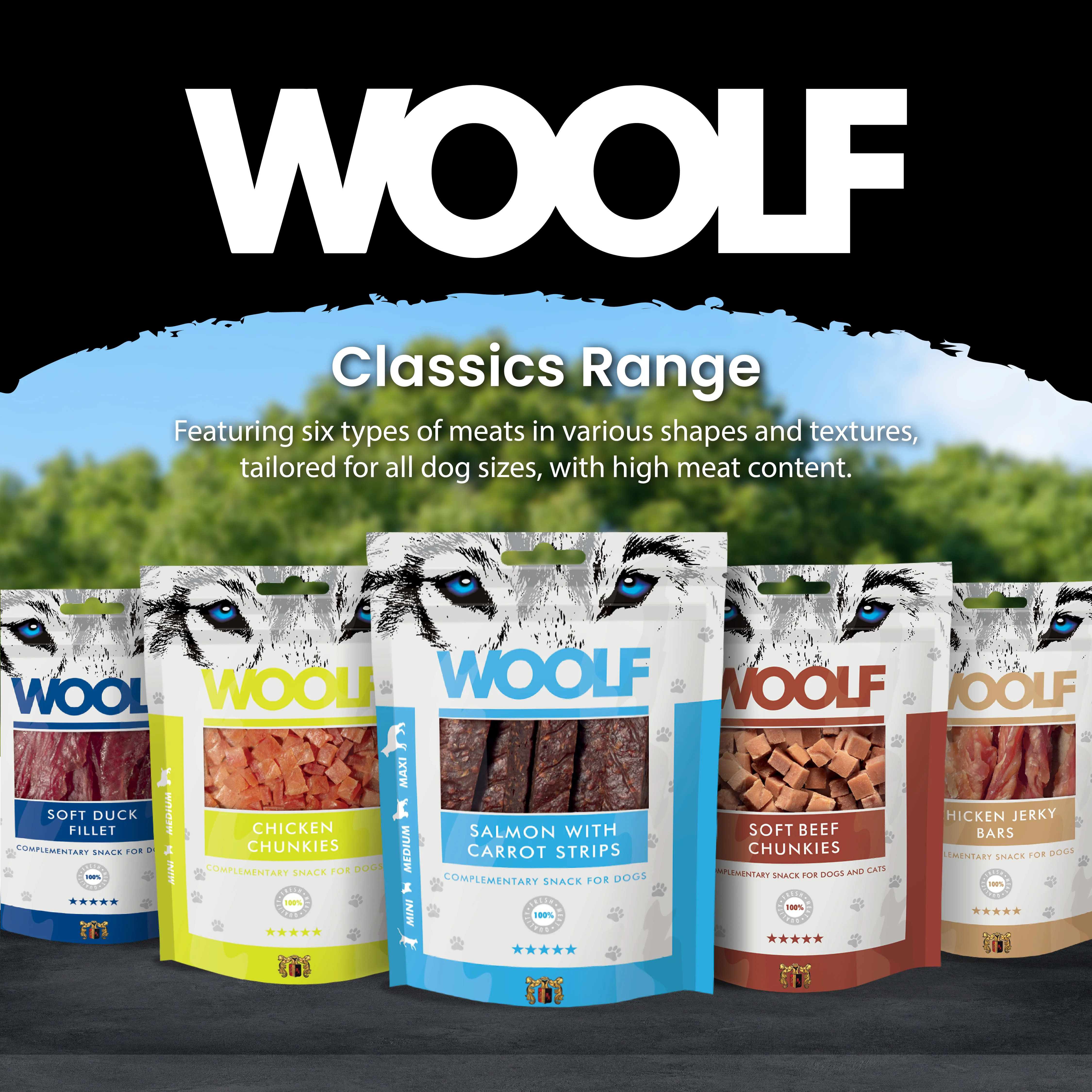 Woolf Rabbit Chunkies Dog Treats - Image 3